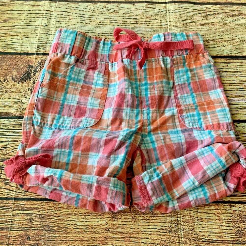 Bobbie Brooks Girl’s Multicolor Plaid Shorts Kid’s Youth Size 6